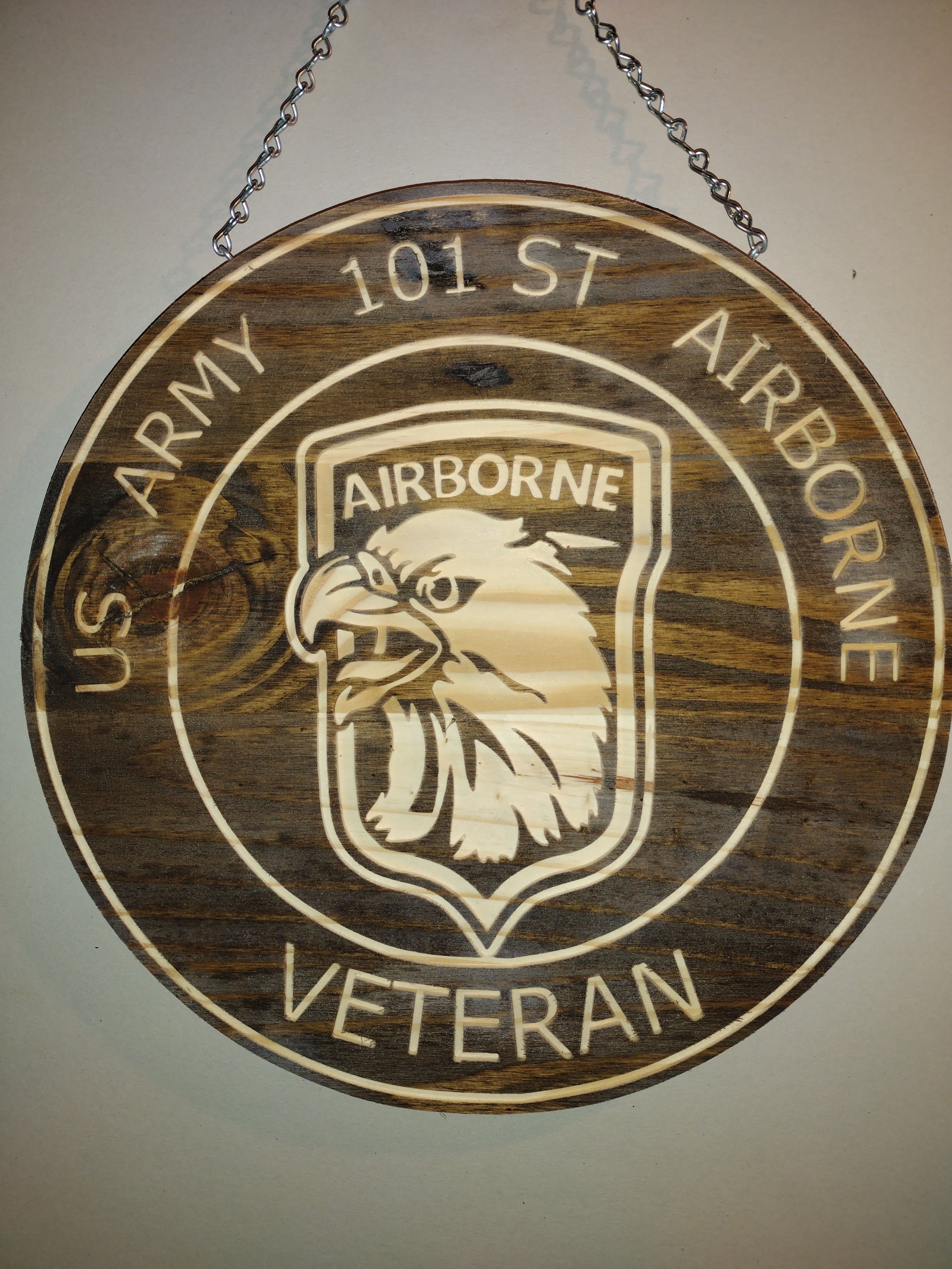 アメリカ合衆国 ARMY 陸軍 壁掛け インテリア 木製 彫刻 Military decor. – B & K. CNC