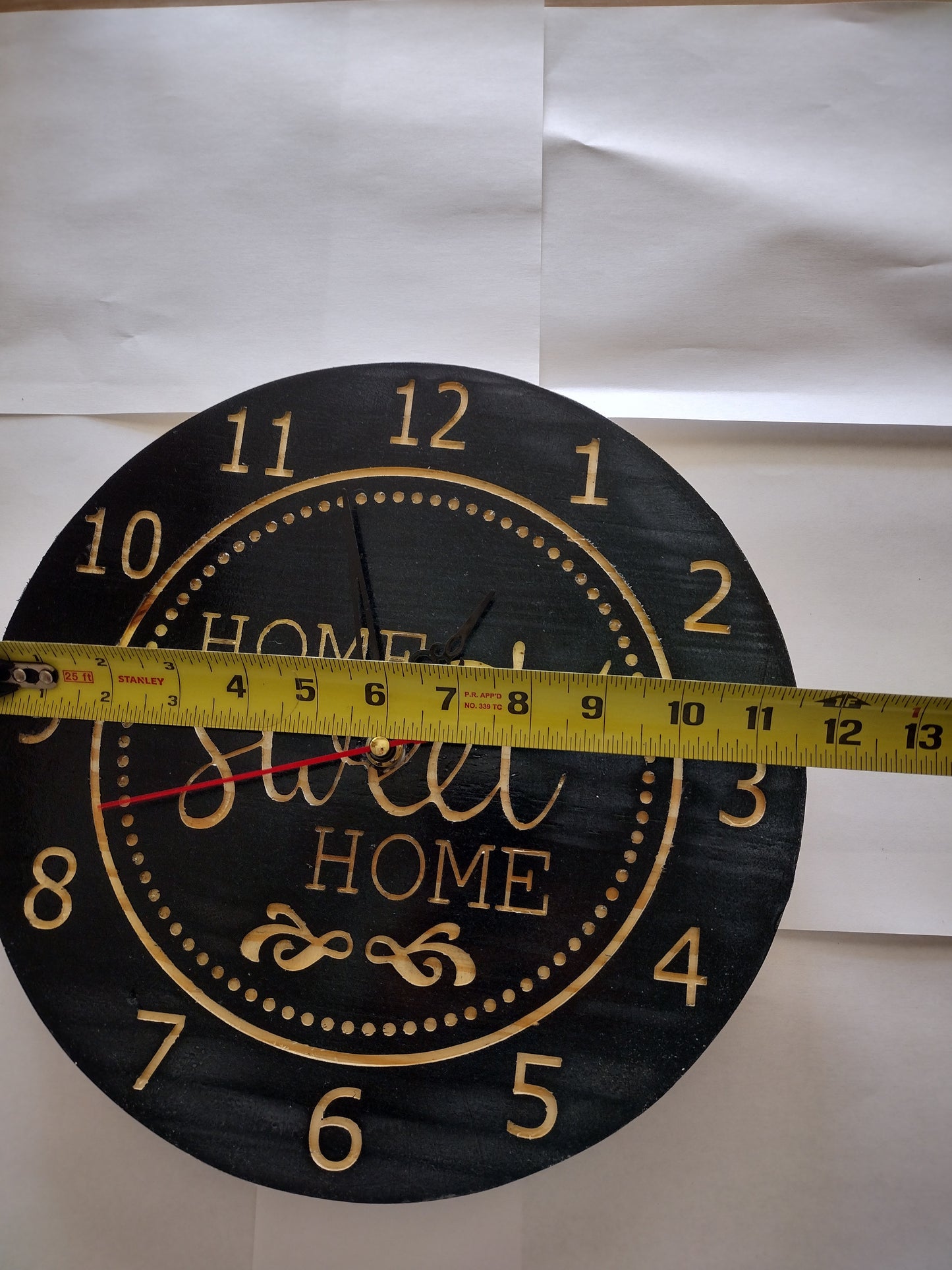 Home sweet home clock