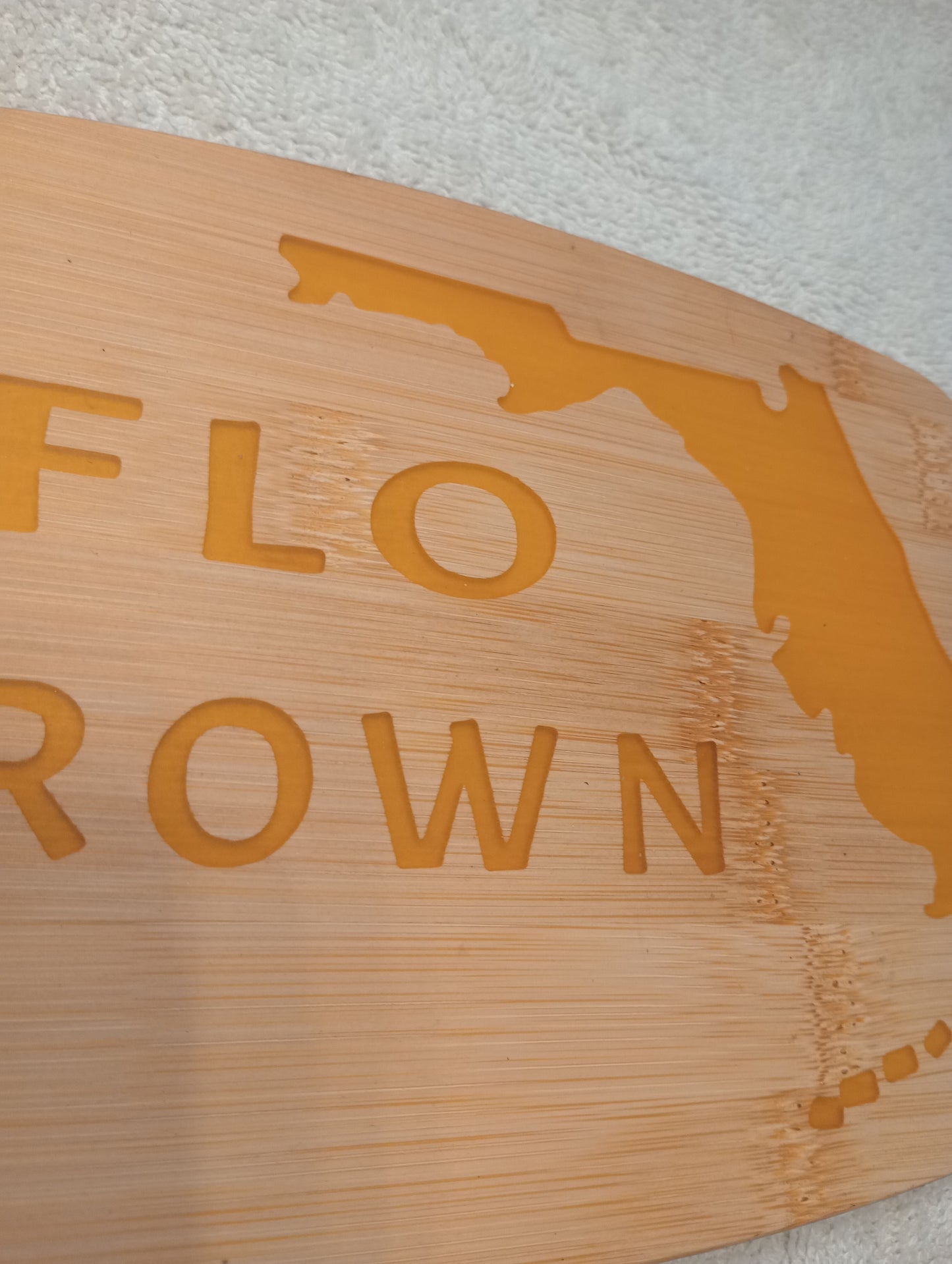 Florida grown cutting board small