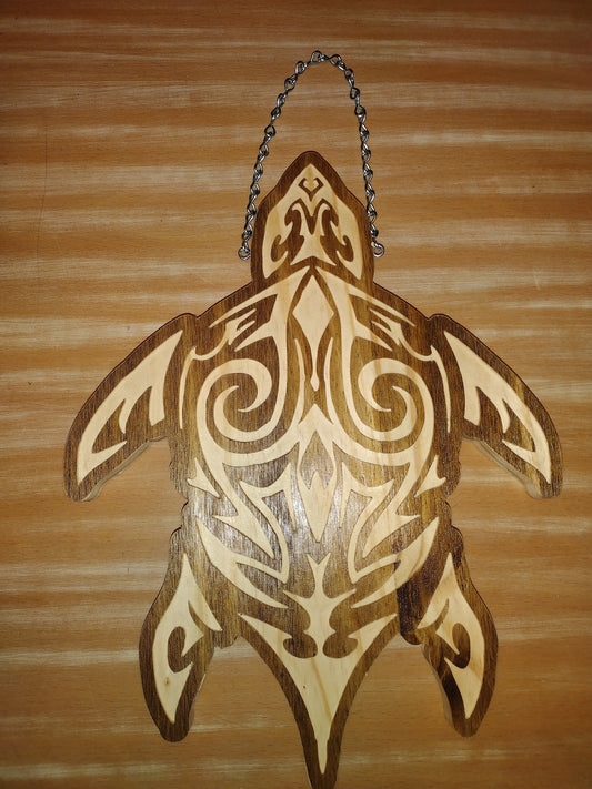 Tribal design turtle