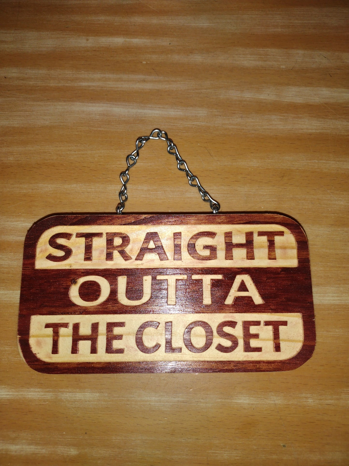 Straight outta the closet