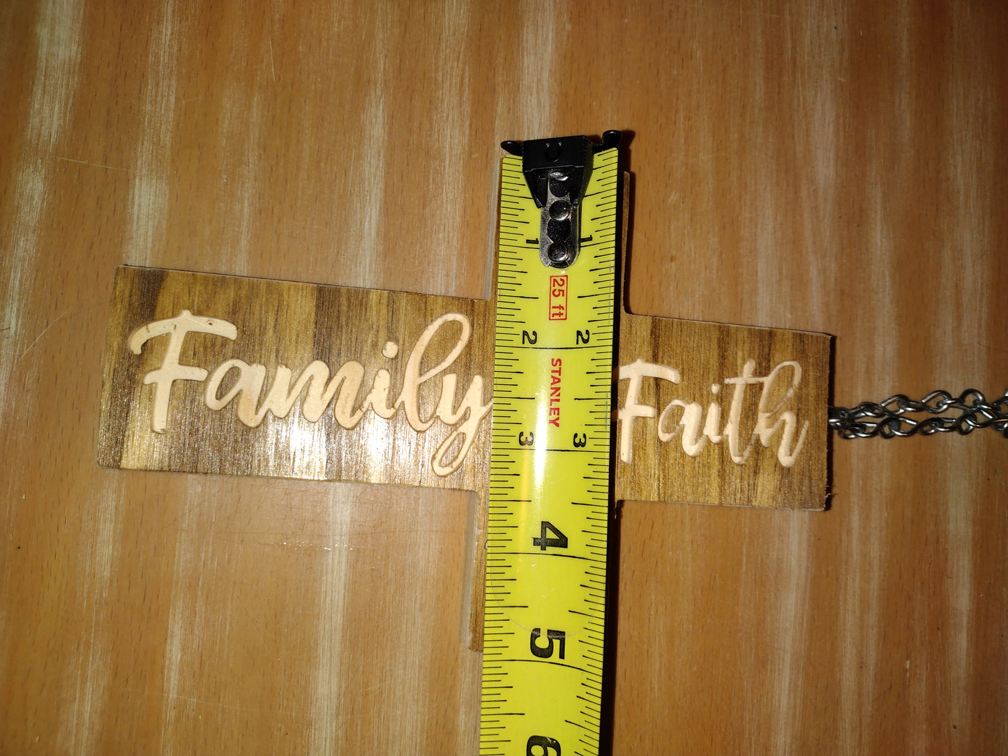 Hope faith love family cross