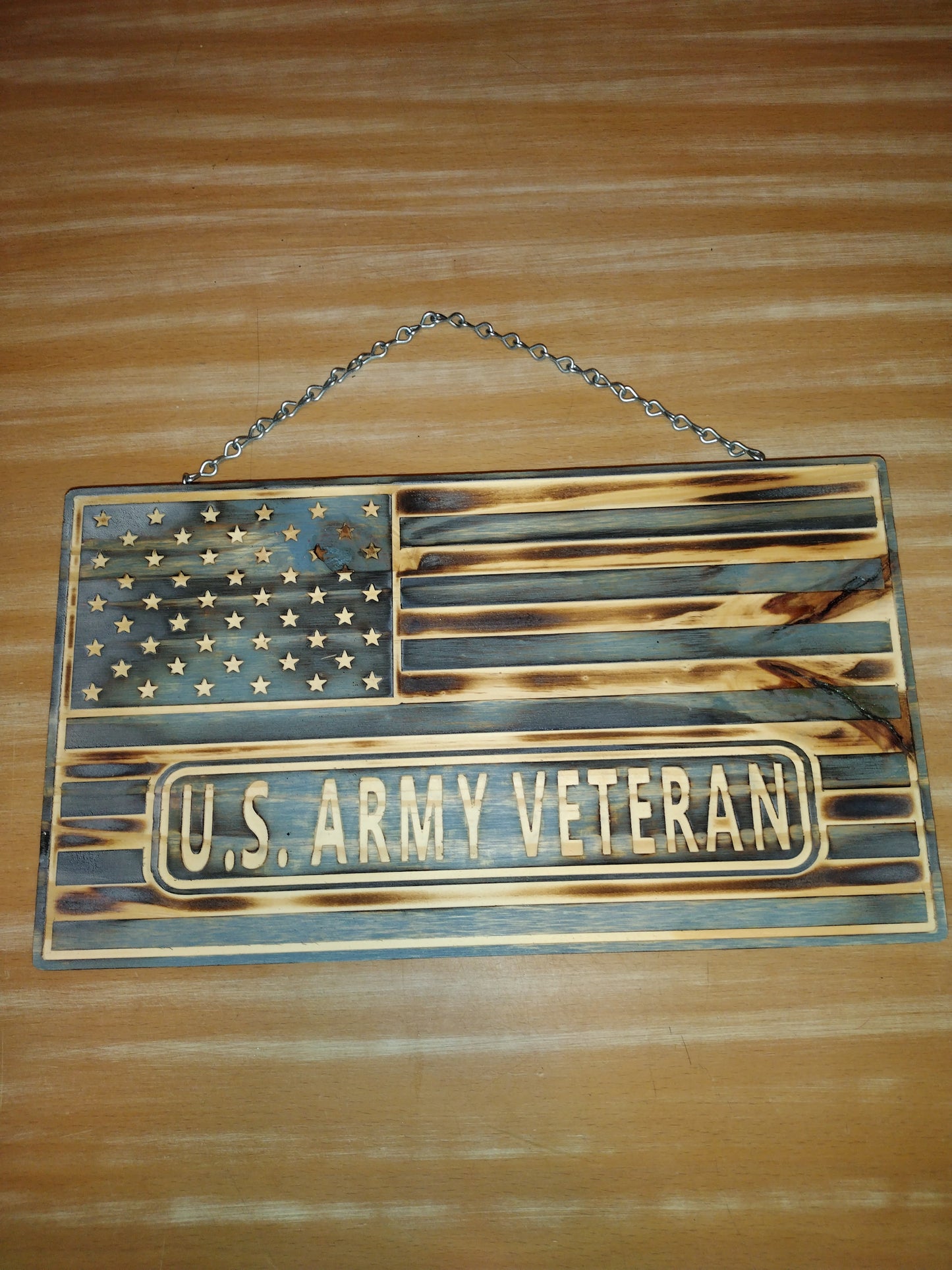 U.S. Army veteran sign