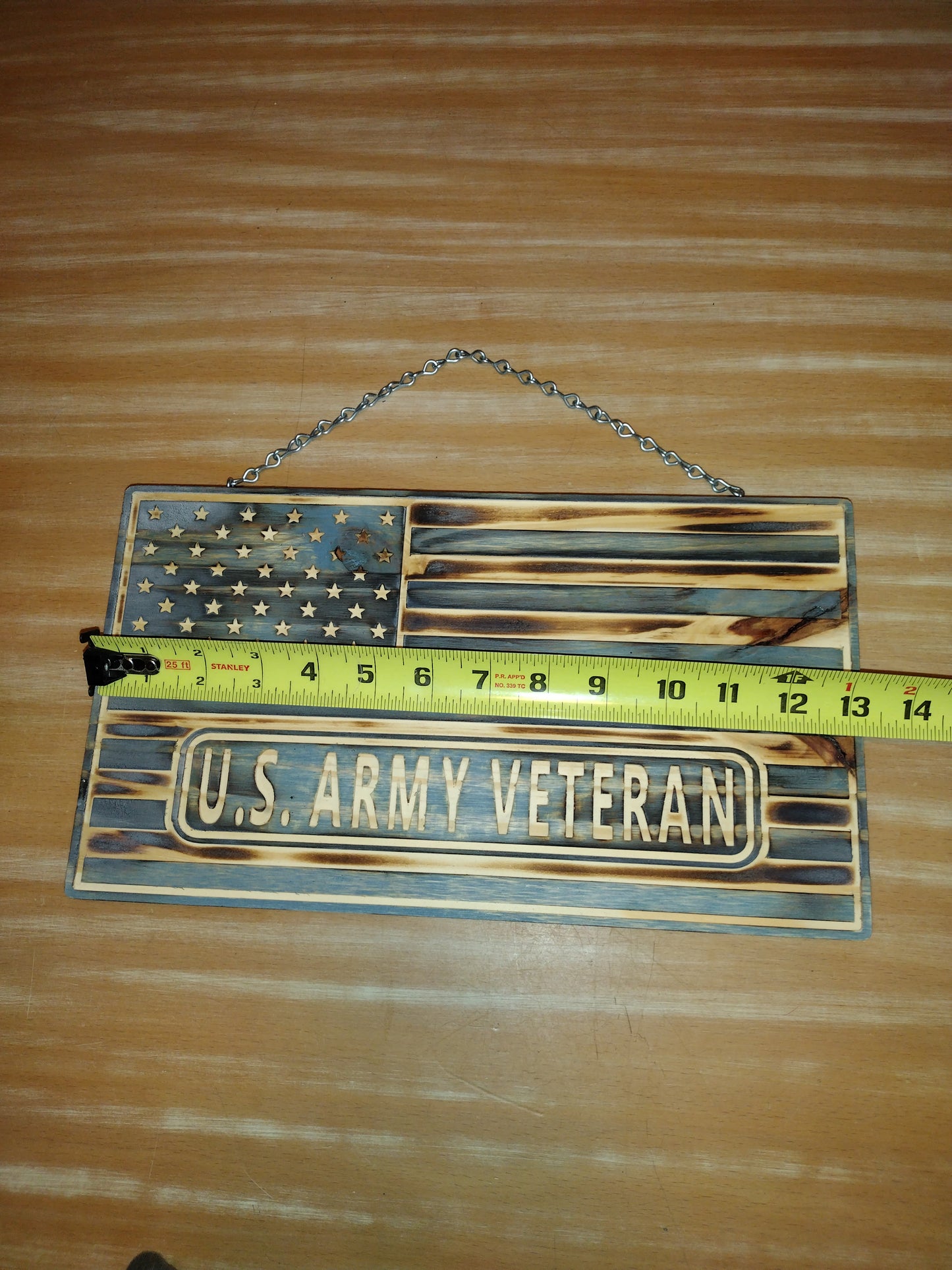 U.S. Army veteran sign