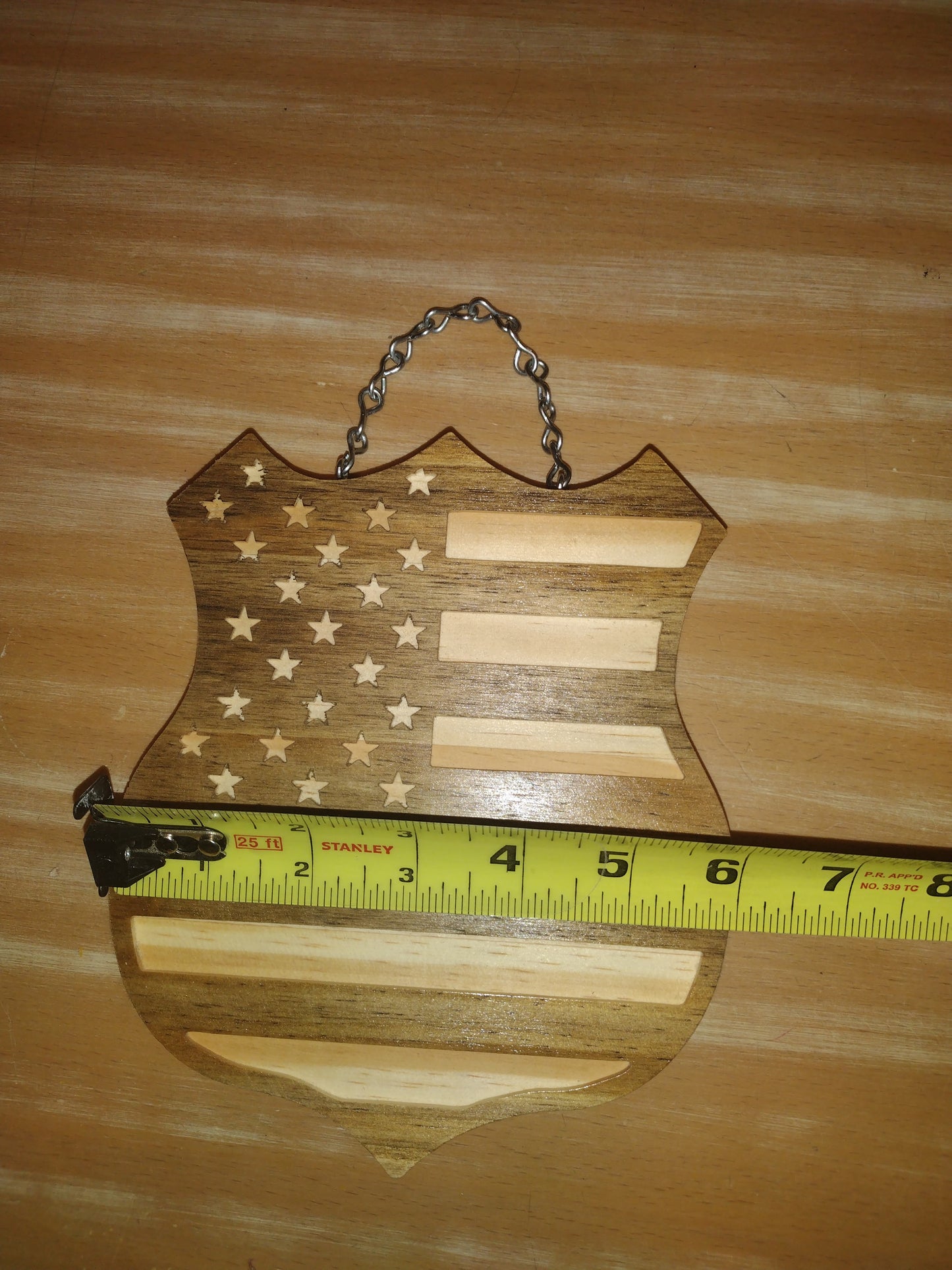 Police badge flag