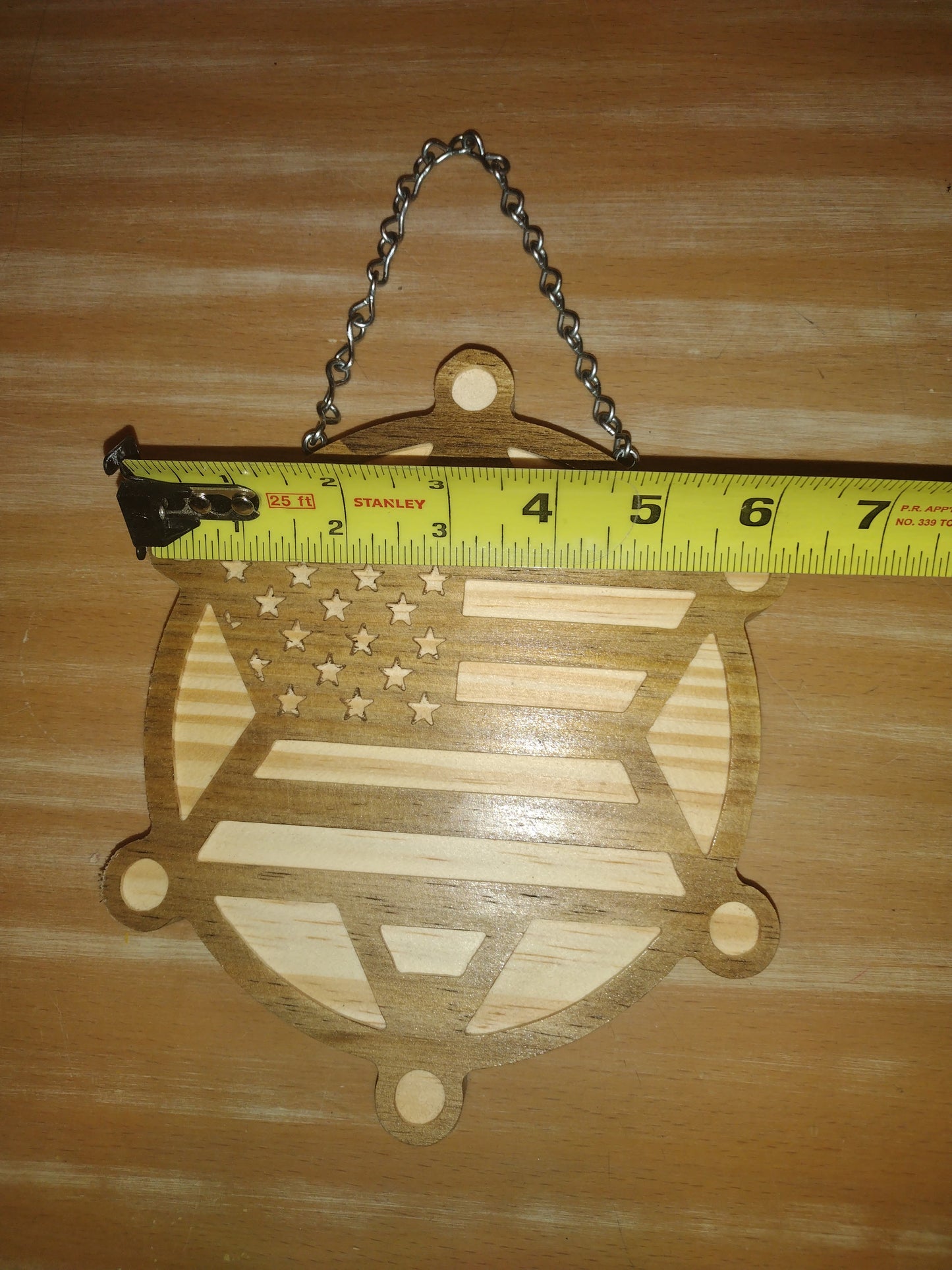 Police badge flag